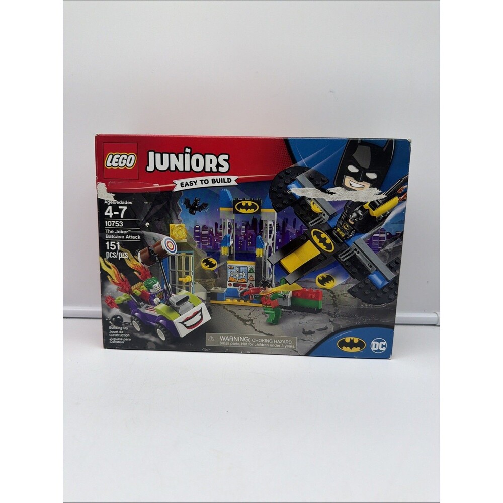LEGO DC Comics 10753 The Joker Batcave Attack Juniors Robin Batman minifigs NEW!